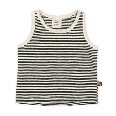 KidWild Organic Tank, Raven Stripe